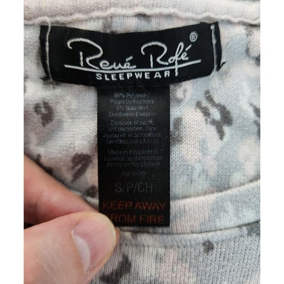 Rene Rofe Sleepwear Womens Short Sleeve Pajama T-Shirt S - Picture 3 of 3
